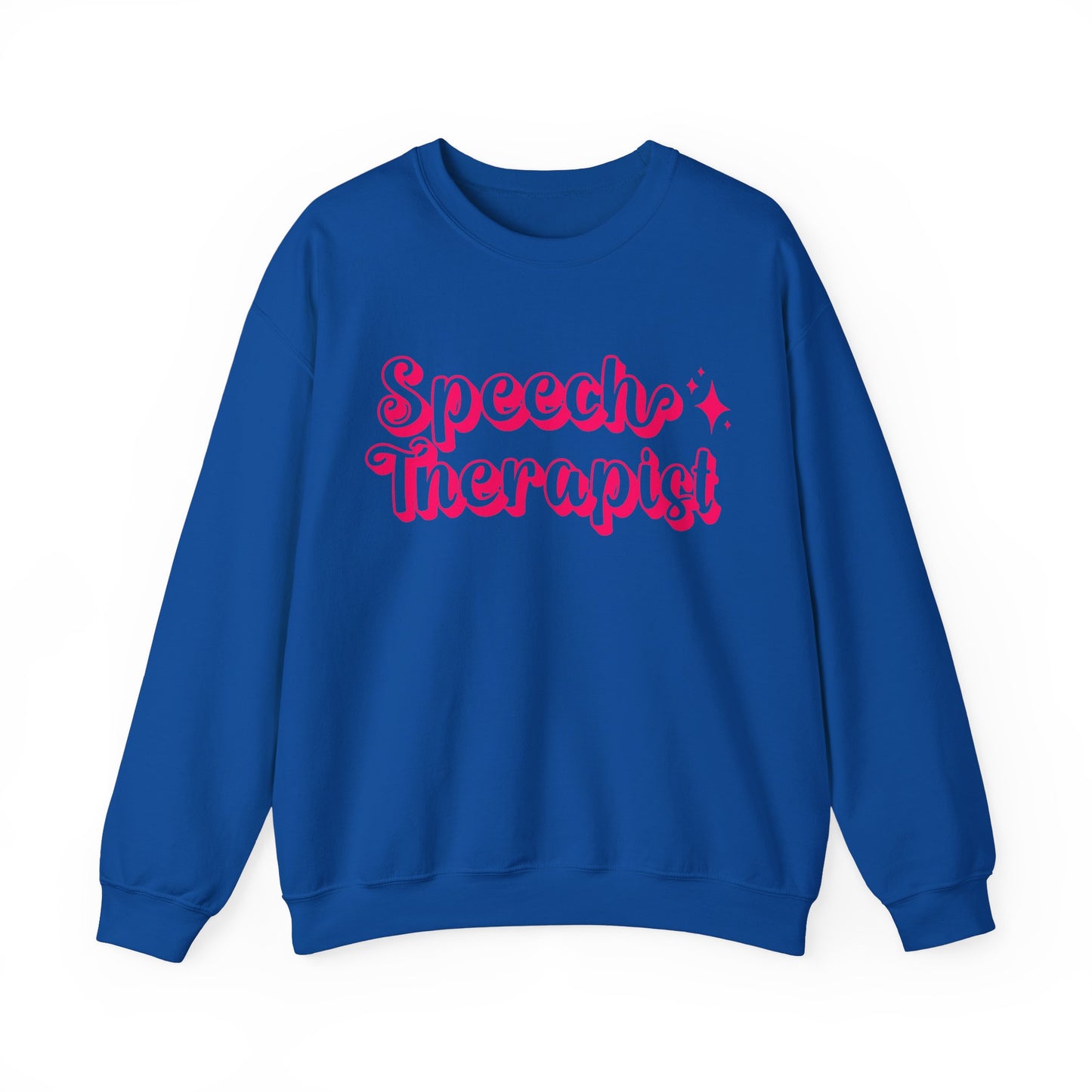 Pink and Bubbly Speech Therapist Heavy Blend™ Crewneck Sweatshirt