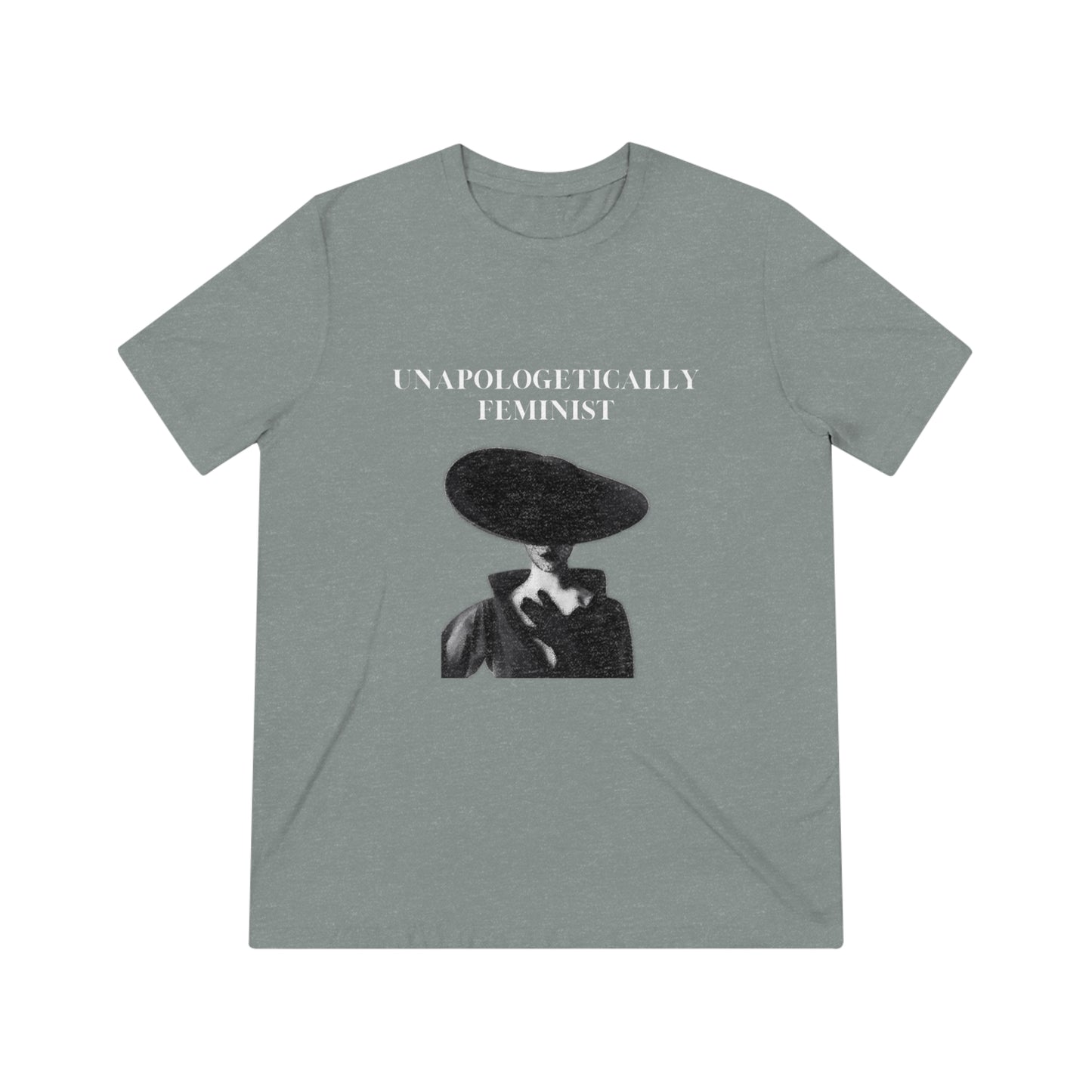 Unapologetically Feminist Triblend Tee