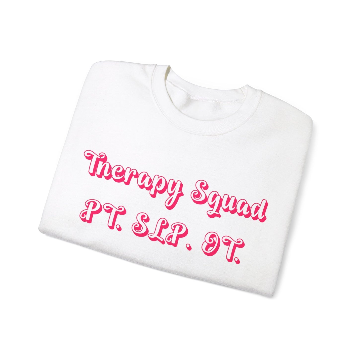 Pink and Bubbly Therapy Squad Heavy Blend™ Crewneck Sweatshirt