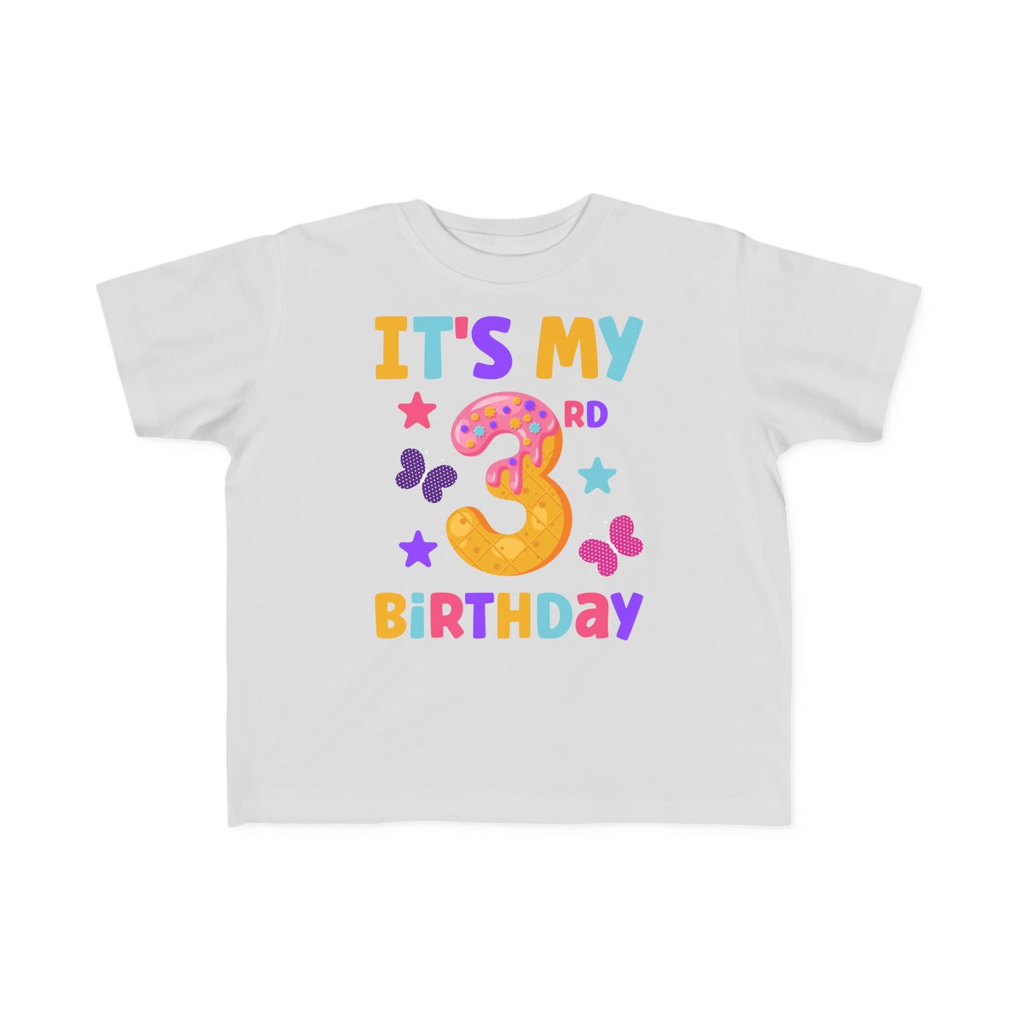It's My Third Birthday Toddler Jersey Tee