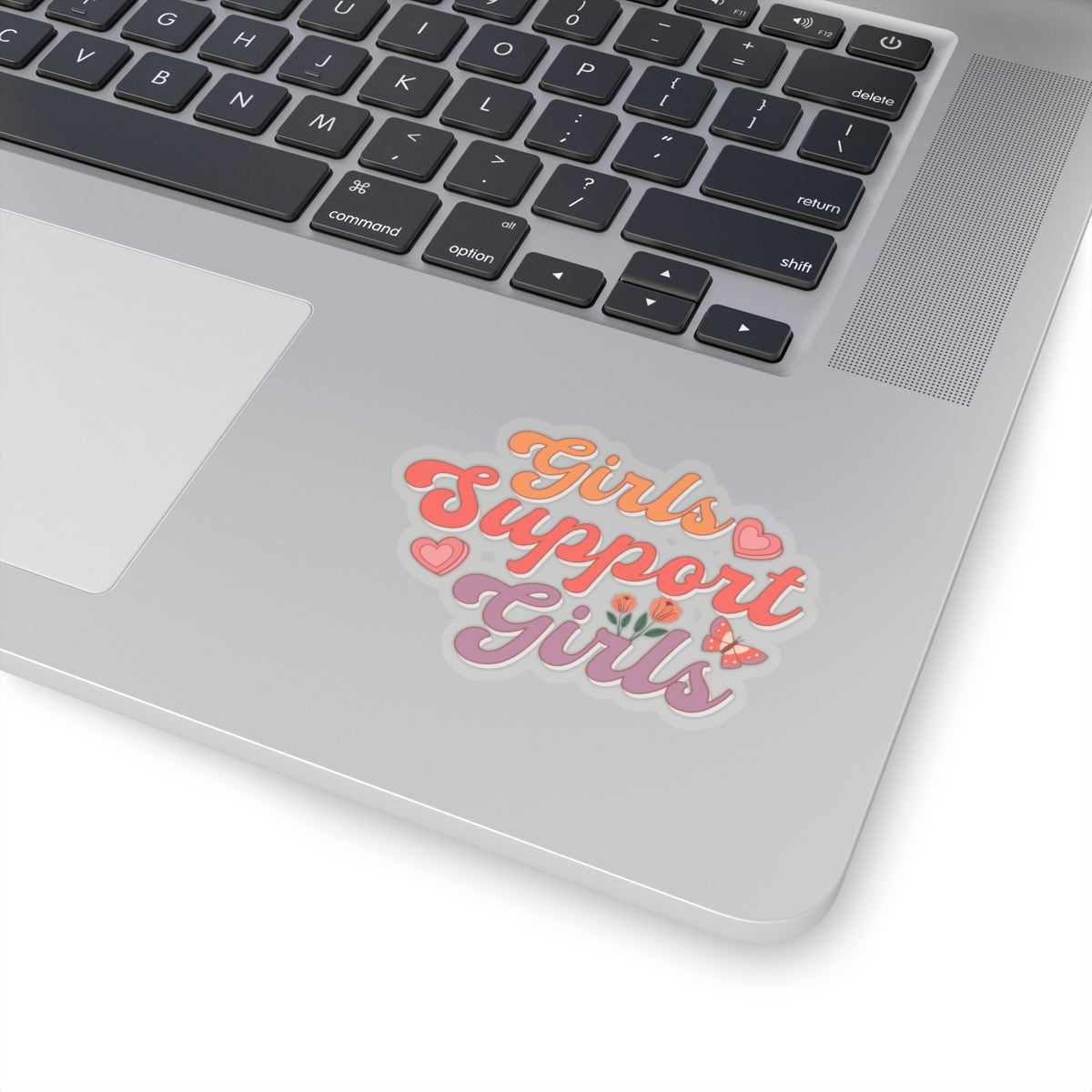 Girls Support Girls Kiss-Cut Sticker