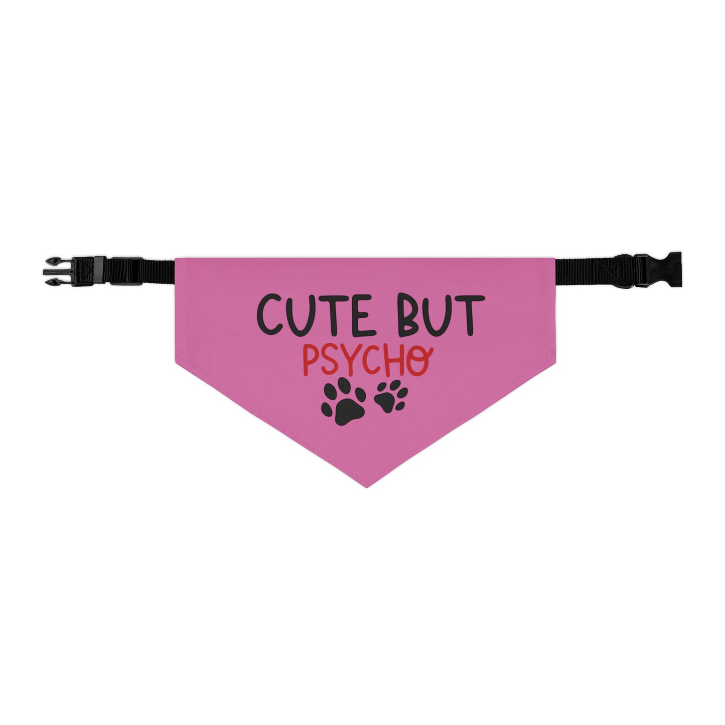 Cute but Psycho Pet Bandana Collar
