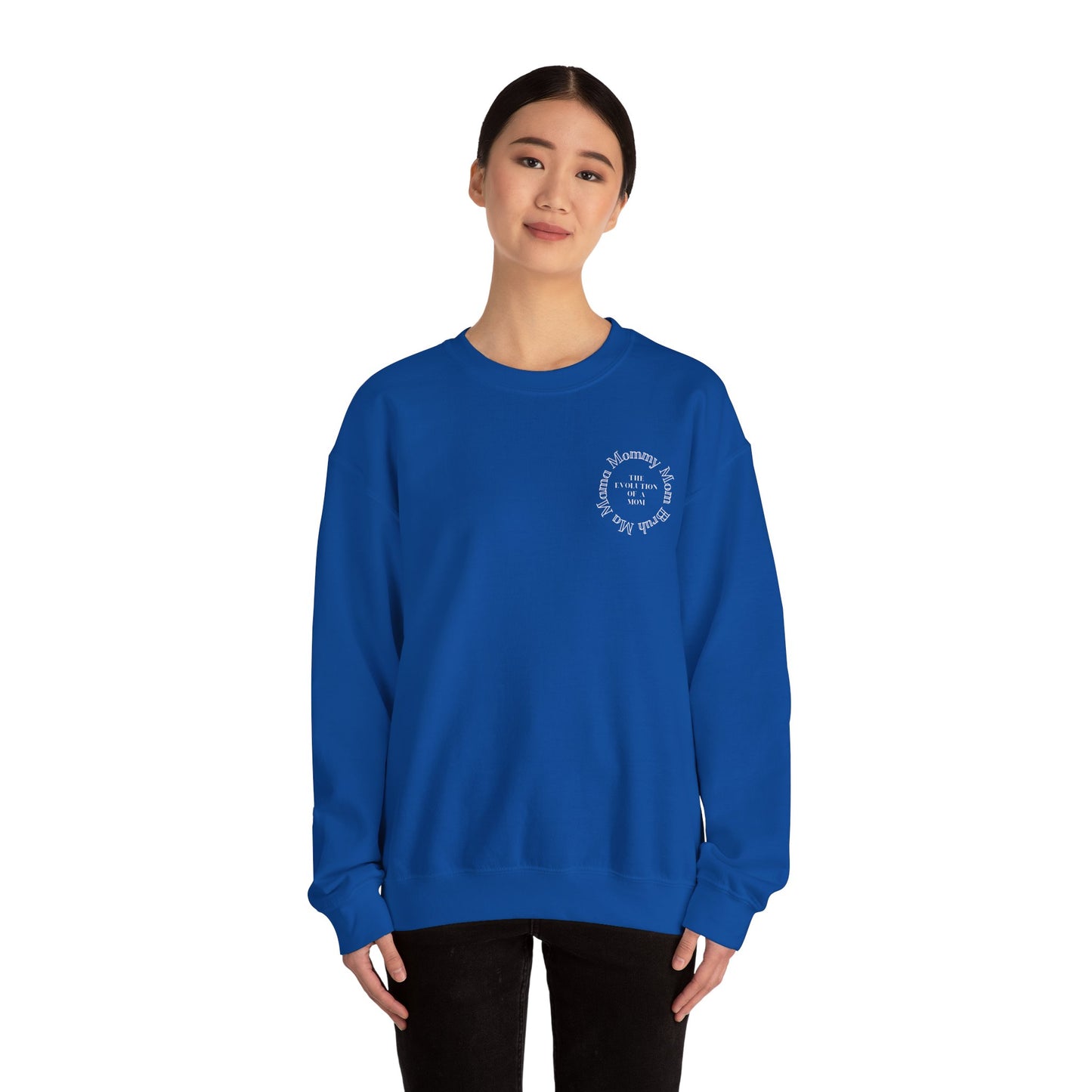 Evolution of a Mom Heavy Blend™ Crewneck Sweatshirt