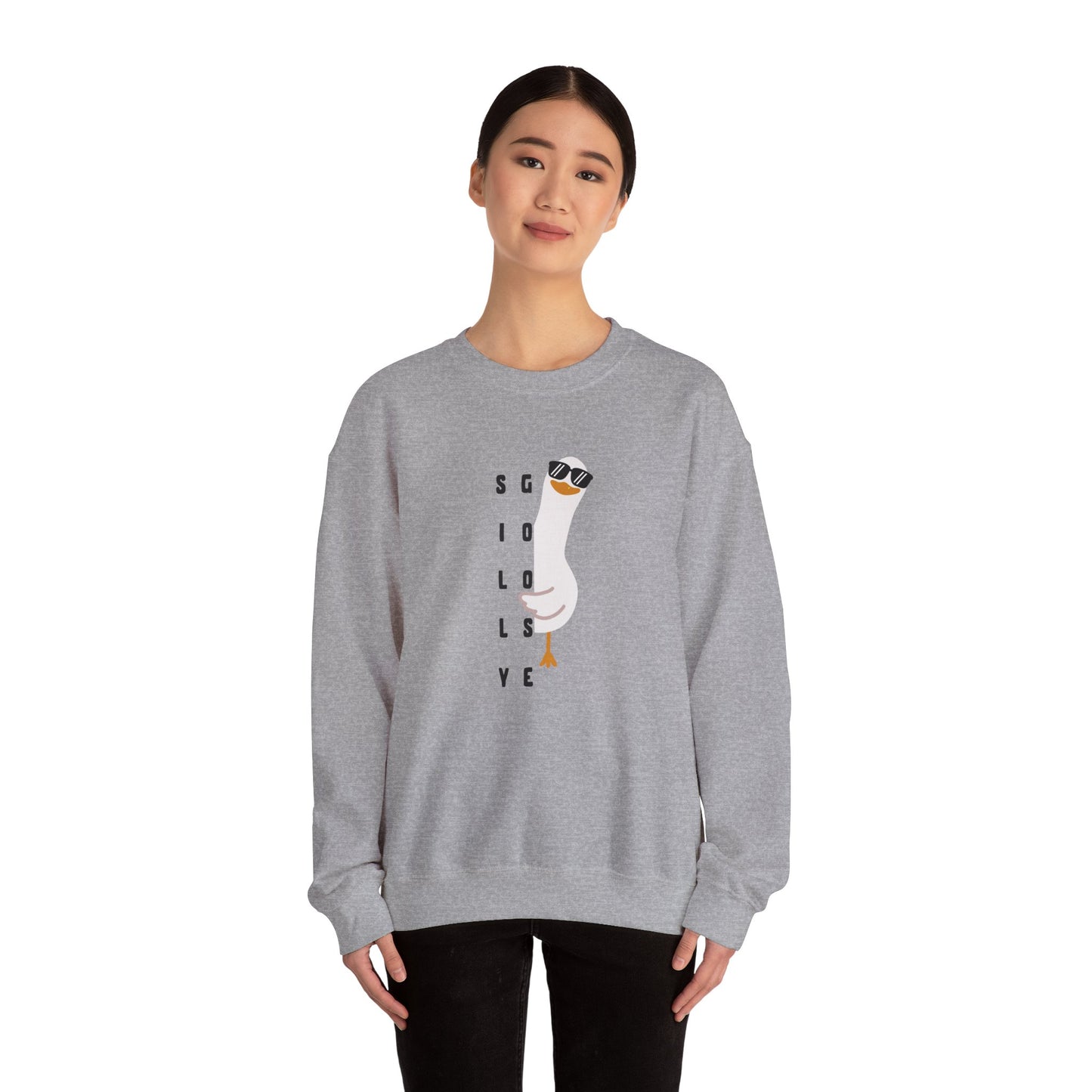 Cool Silly Goose Heavy Blend™ Crewneck Sweatshirt