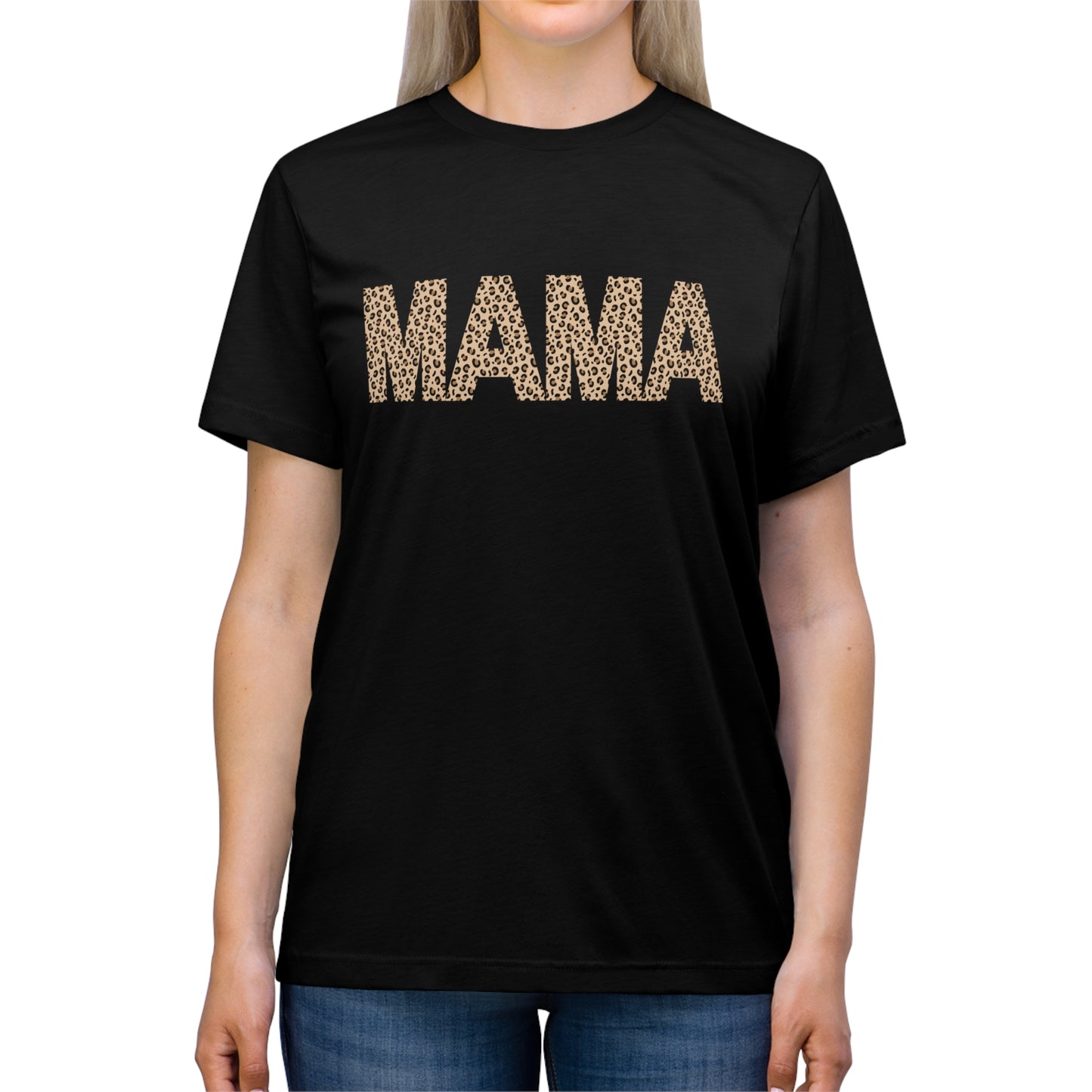 Cheetah Mama Triblend Tee