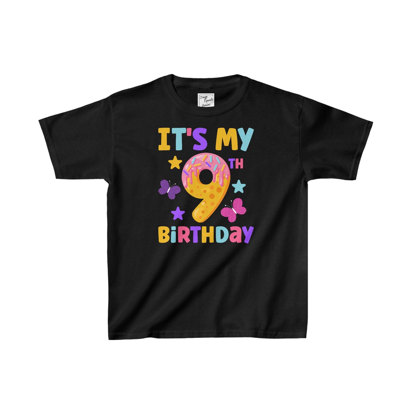 It's My 9th Birthday Kids Heavy Cotton™ Tee