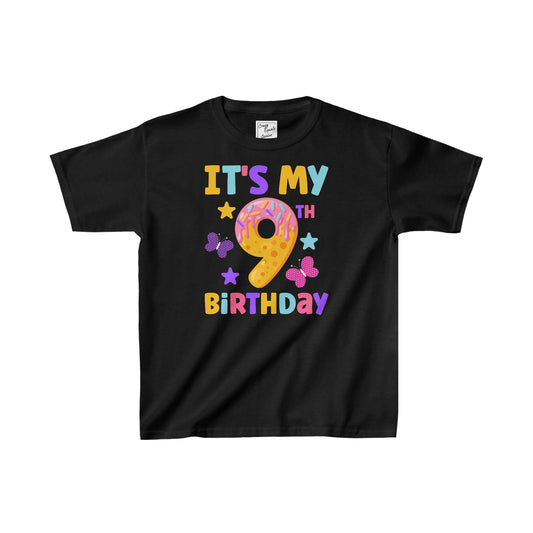 It's My 9th Birthday Kids Heavy Cotton™ Tee