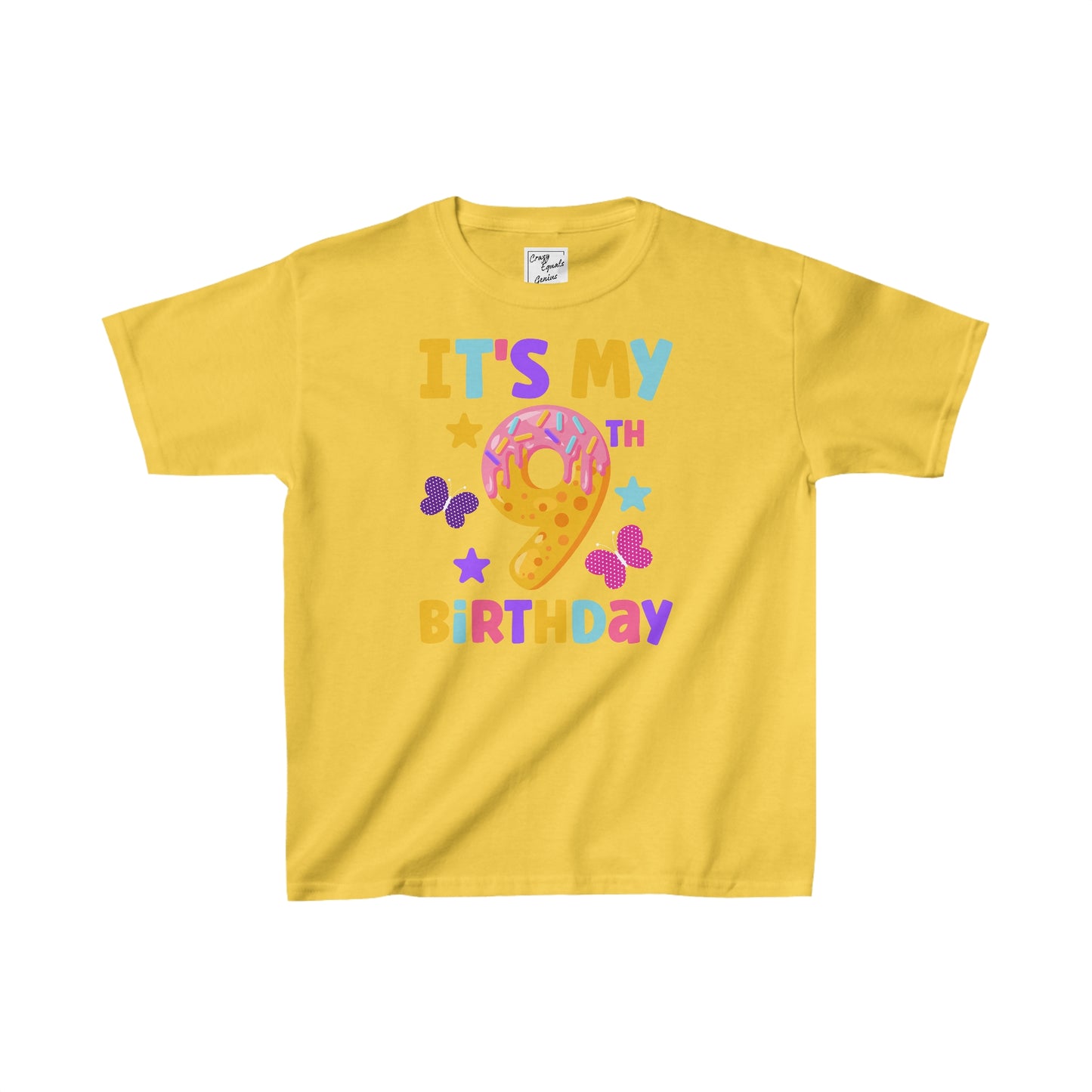 It's My 9th Birthday Kids Heavy Cotton™ Tee