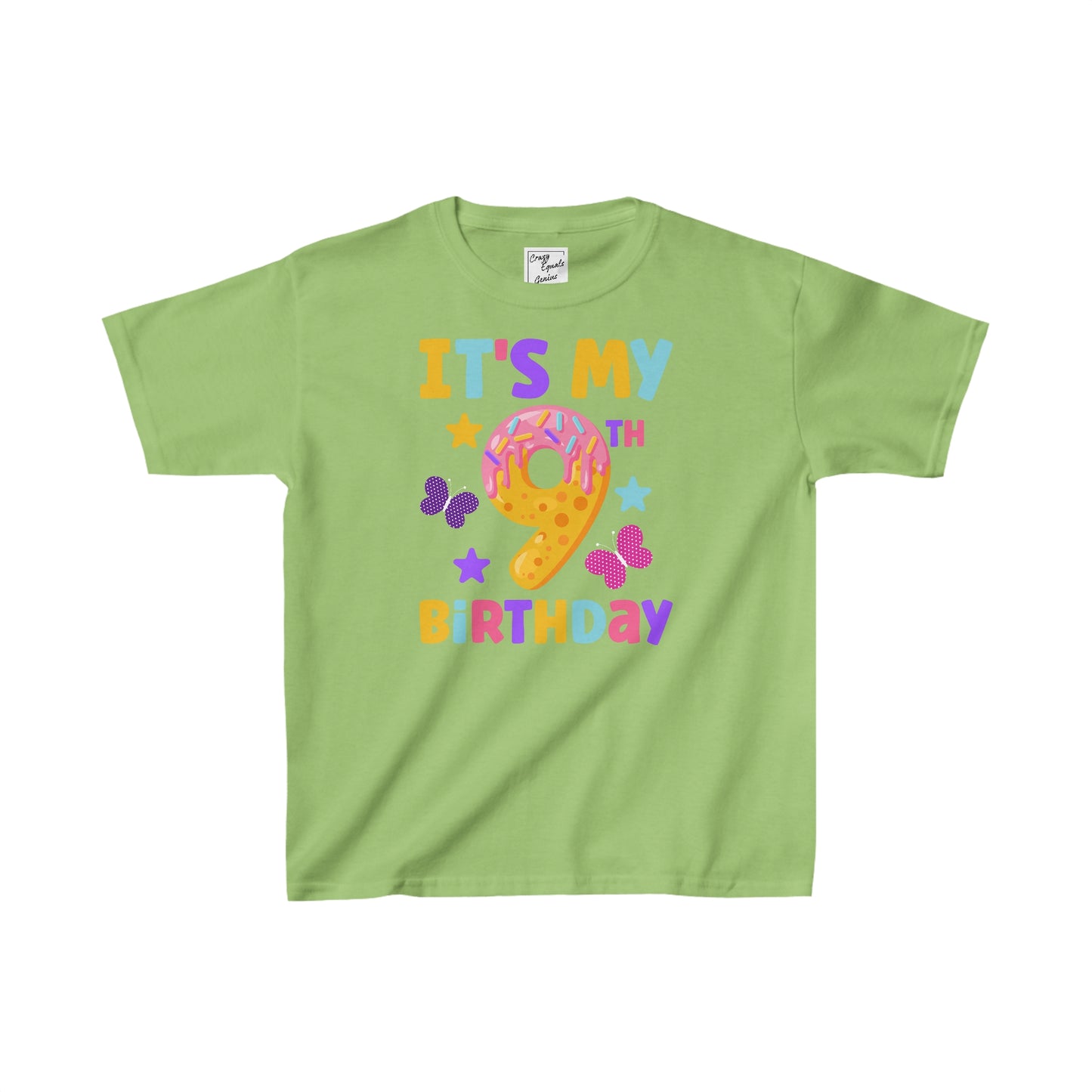 It's My 9th Birthday Kids Heavy Cotton™ Tee