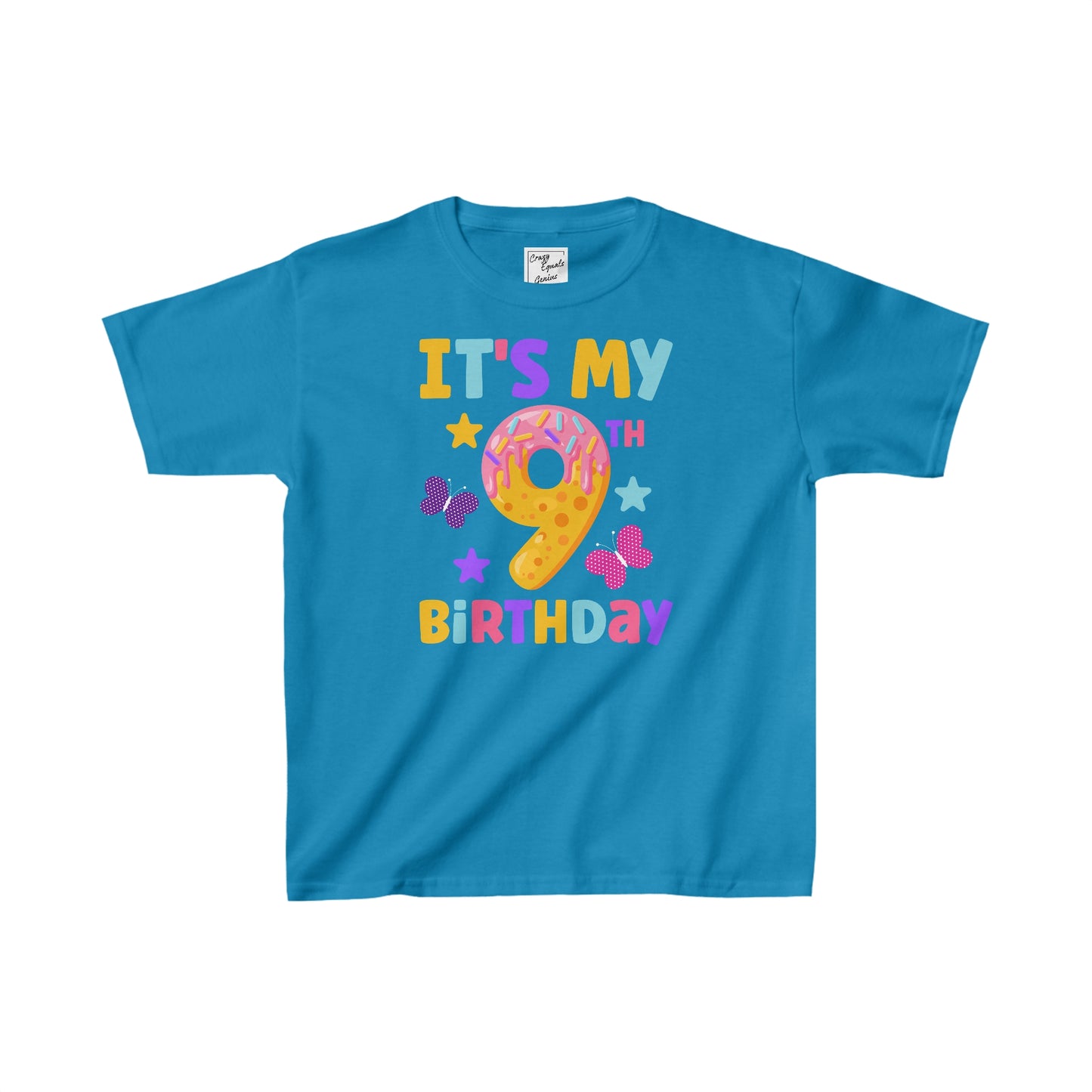 It's My 9th Birthday Kids Heavy Cotton™ Tee