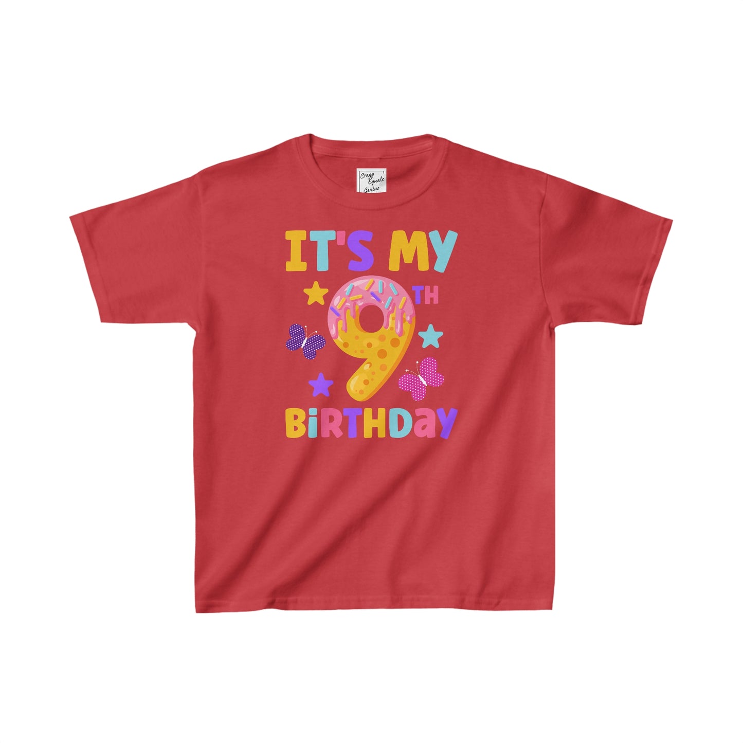 It's My 9th Birthday Kids Heavy Cotton™ Tee