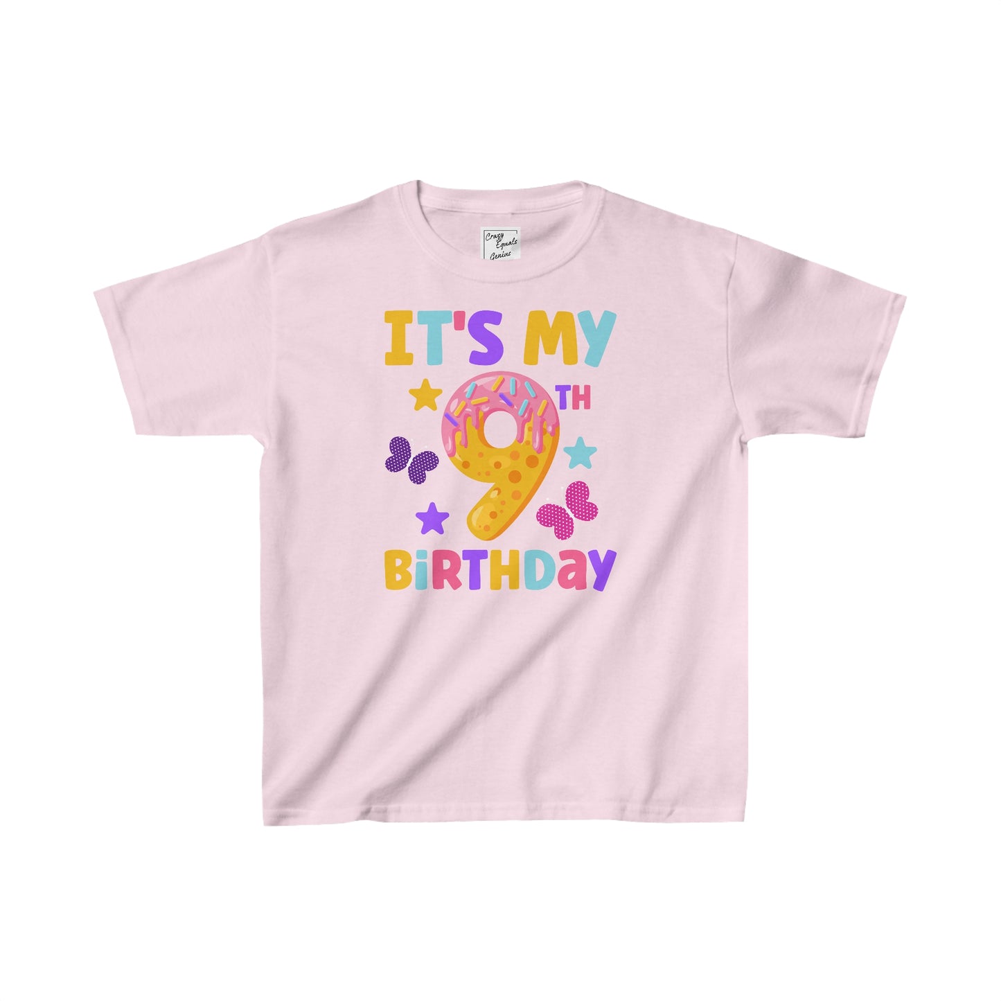 It's My 9th Birthday Kids Heavy Cotton™ Tee