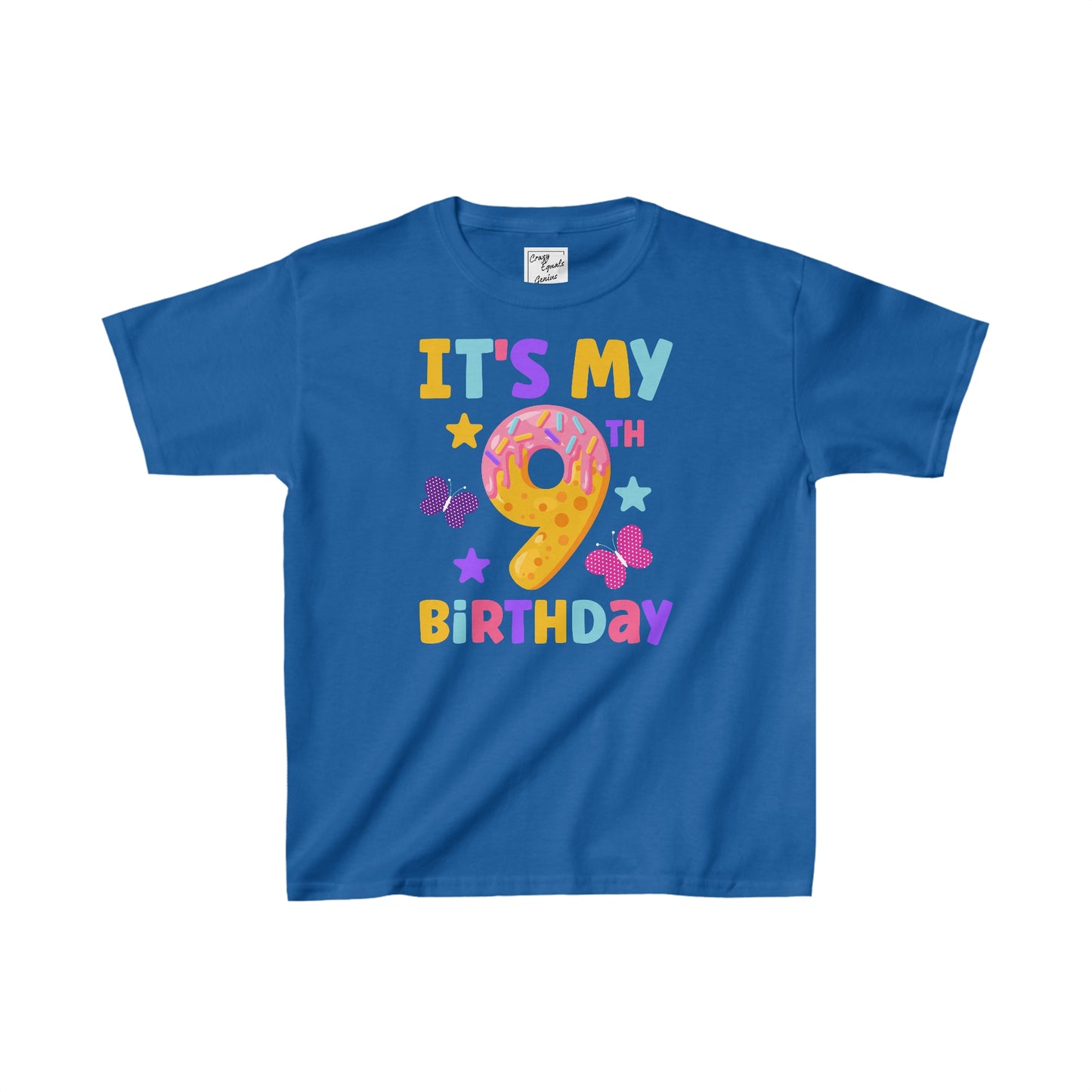 It's My 9th Birthday Kids Heavy Cotton™ Tee