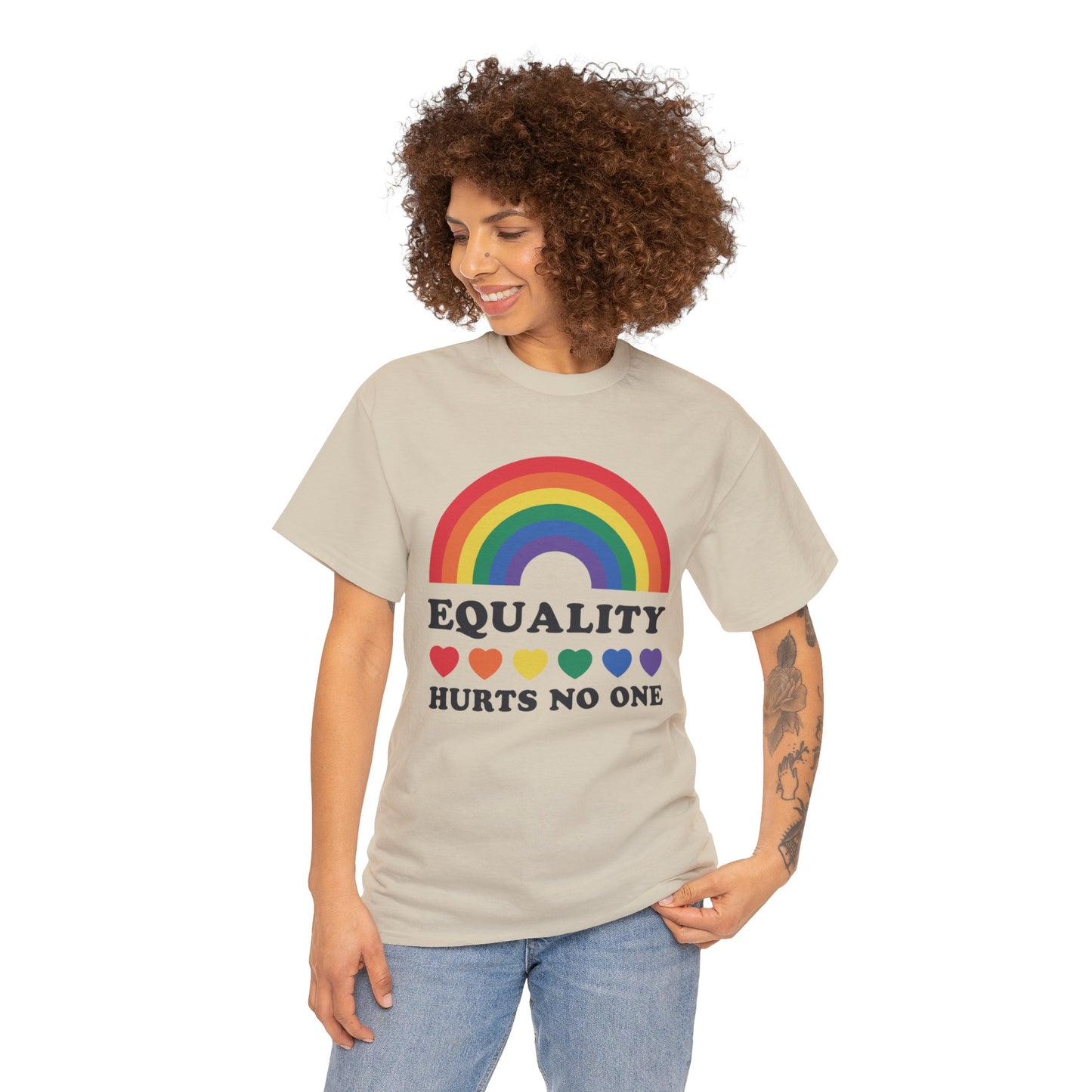 Equality Hurts No One Heavy Cotton Tee