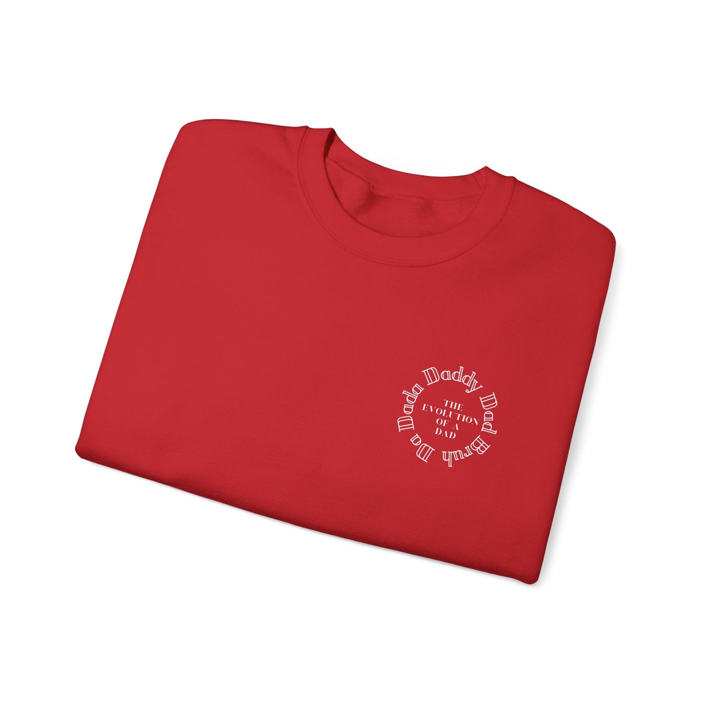 Evolution of a Dad Heavy Blend™ Crewneck Sweatshirt