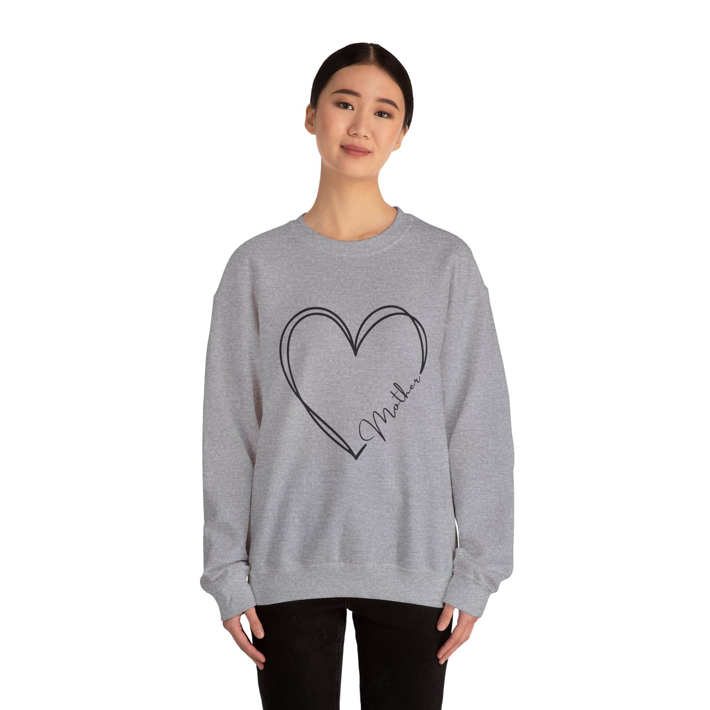 Heart Mother Heavy Blend™ Crewneck Sweatshirt