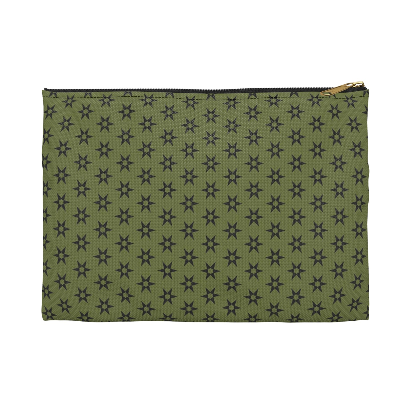 Green Stars Accessory Pouch