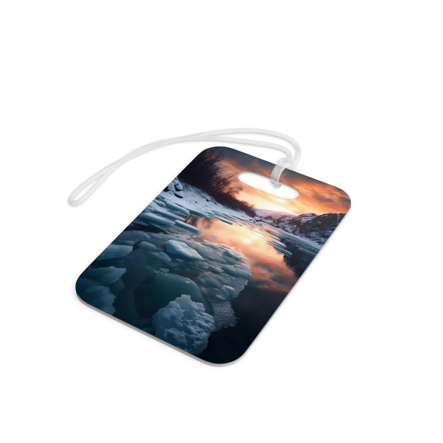 Winterscape Luggage Tags