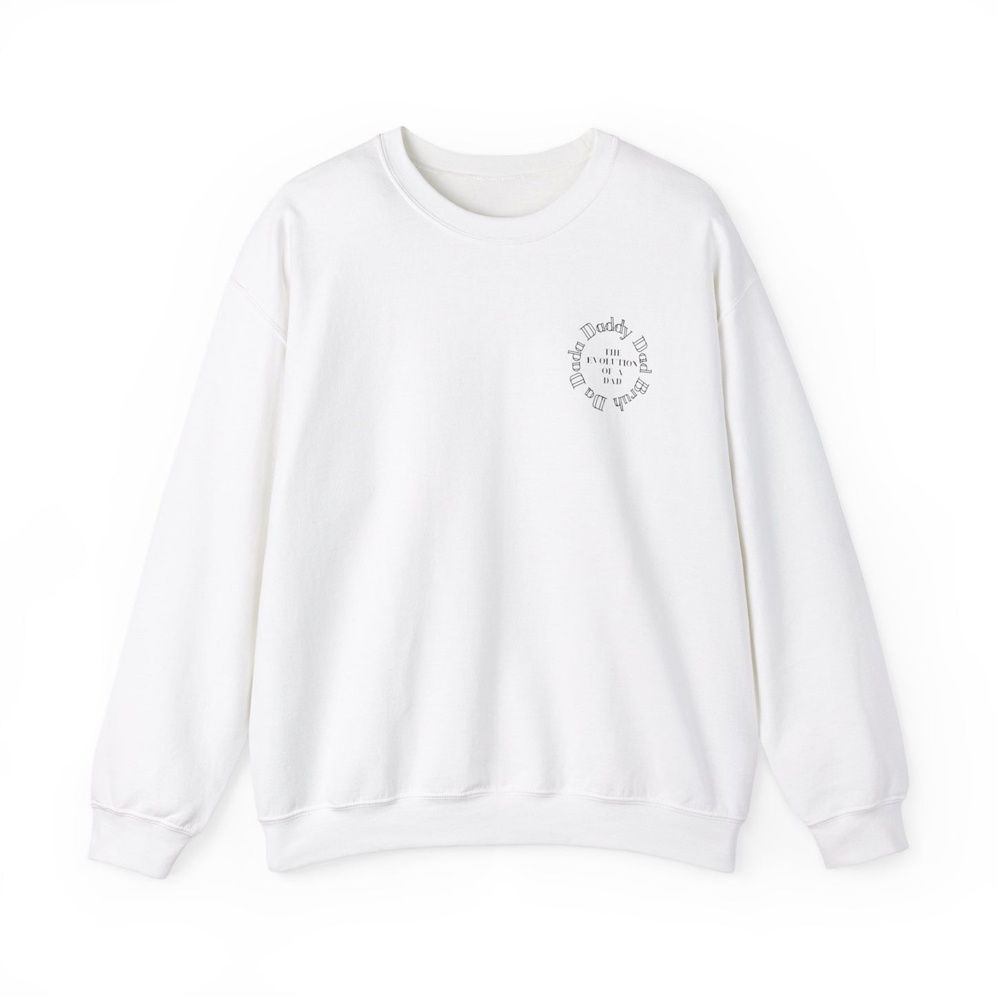 Evolution of a Dad Heavy Blend™ Crewneck Sweatshirt