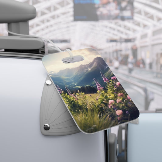 Mountain Wildflowers Luggage Tags
