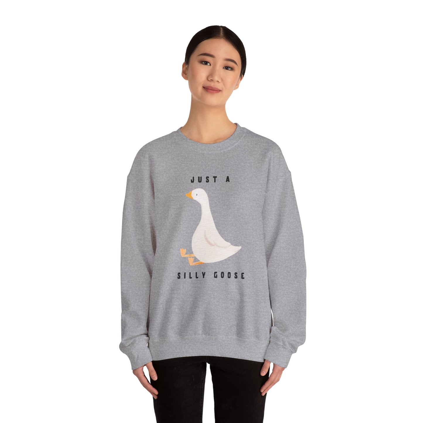 Just A Silly Goose Heavy Blend™ Crewneck Sweatshirt