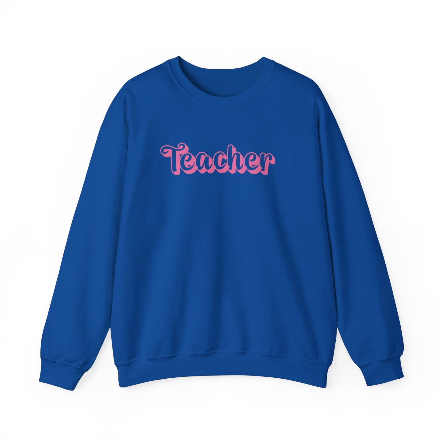 Pink and Bubbly Teacher Heavy Blend™ Crewneck Sweatshirt