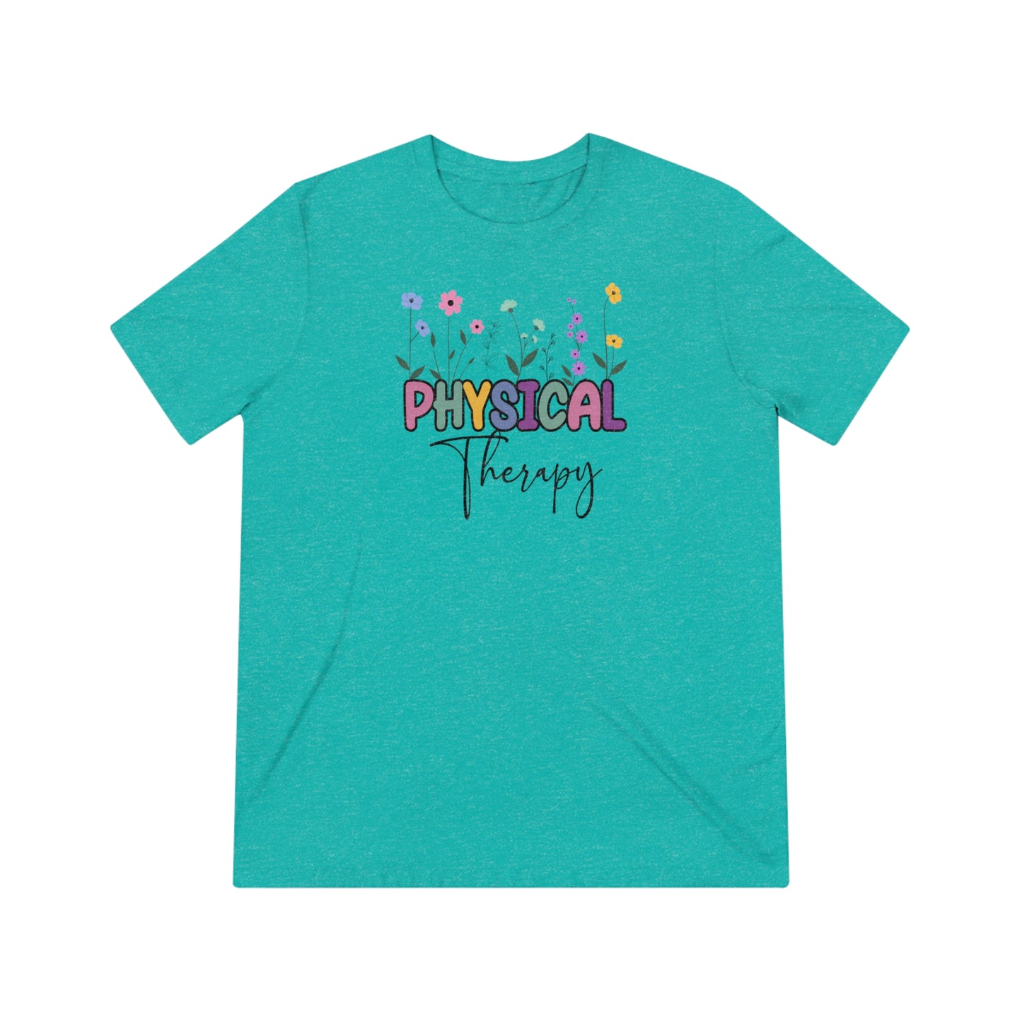 Floral Physical Therapy Triblend Tee
