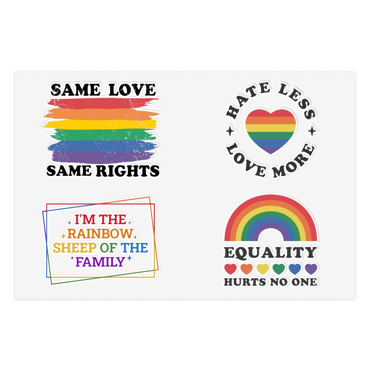 Pride Celebration Sticker Sheets