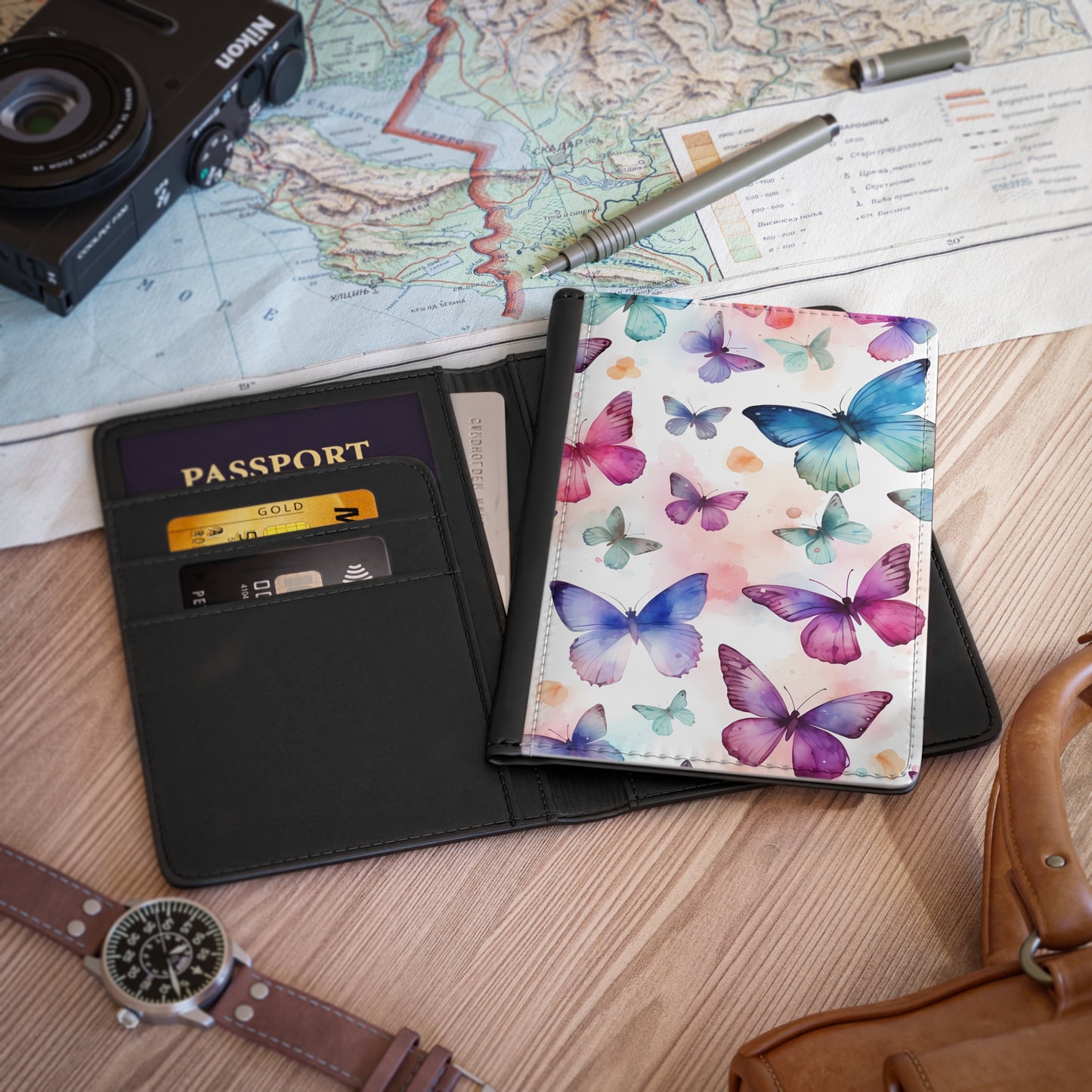 Butterfly Passport Cover