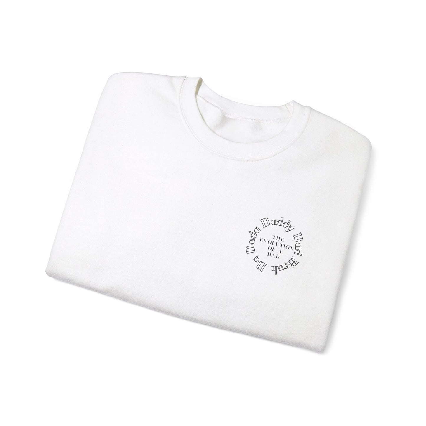 Evolution of a Dad Heavy Blend™ Crewneck Sweatshirt