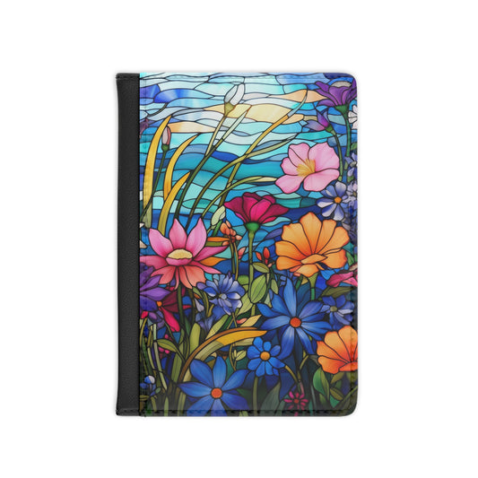 Stained Glass Wildflowers Passport Cover
