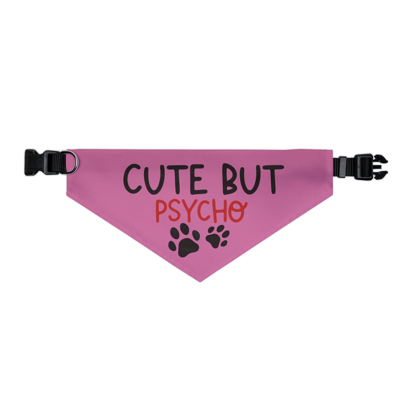 Cute but Psycho Pet Bandana Collar