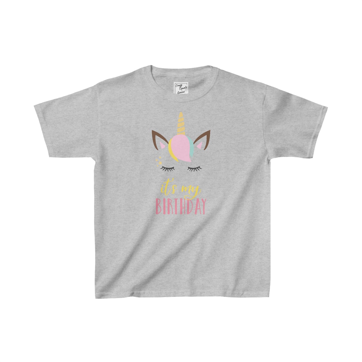 It's Birthday Unicorn Kids Heavy Cotton™ Tee