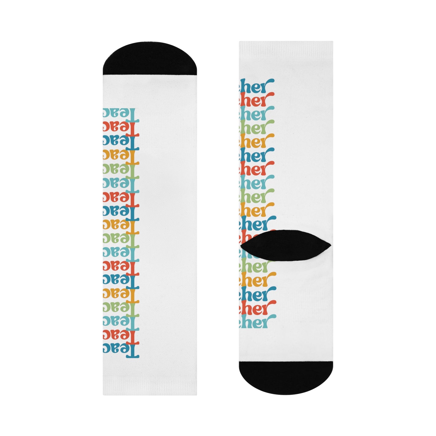 Teacher Cushioned Crew Socks
