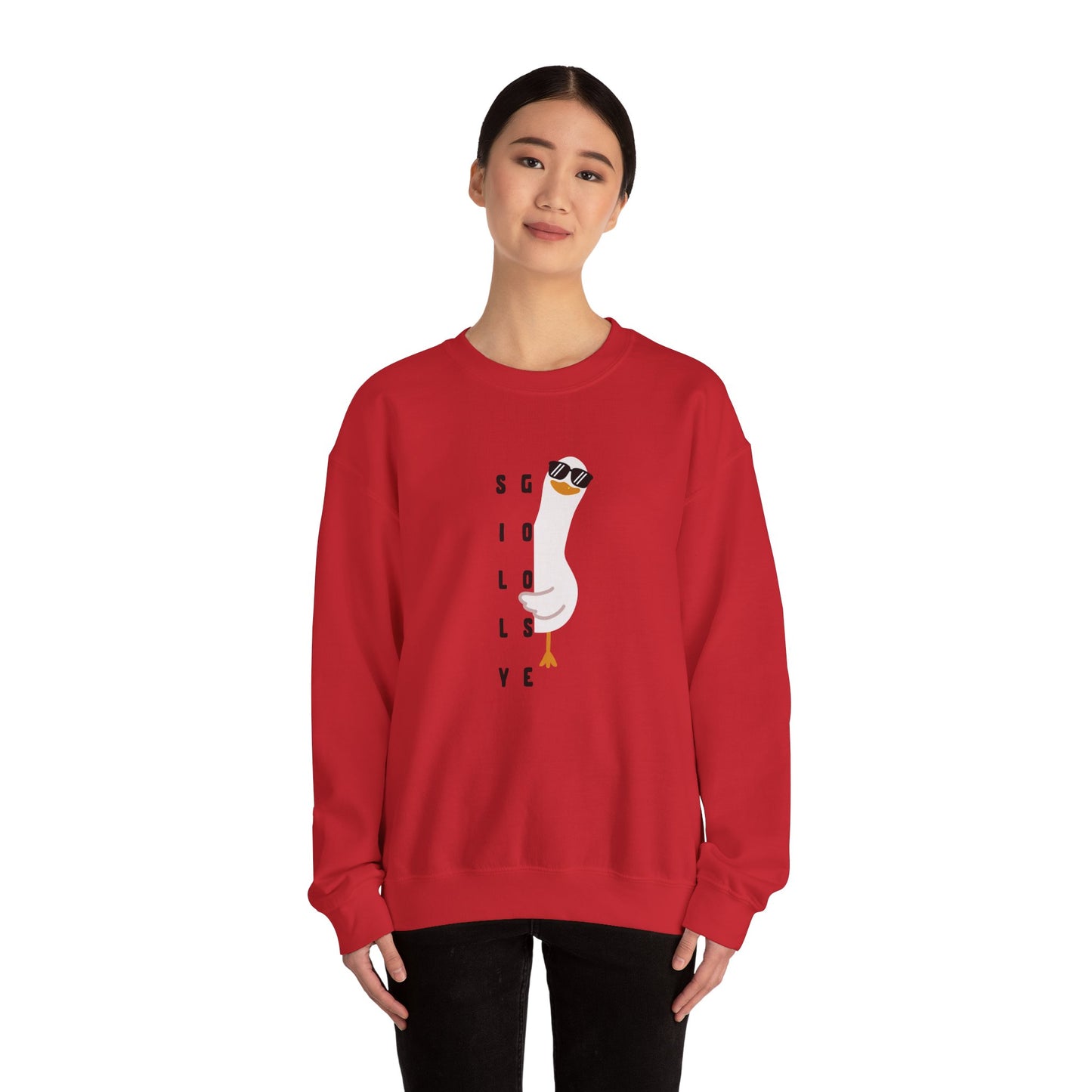 Cool Silly Goose Heavy Blend™ Crewneck Sweatshirt