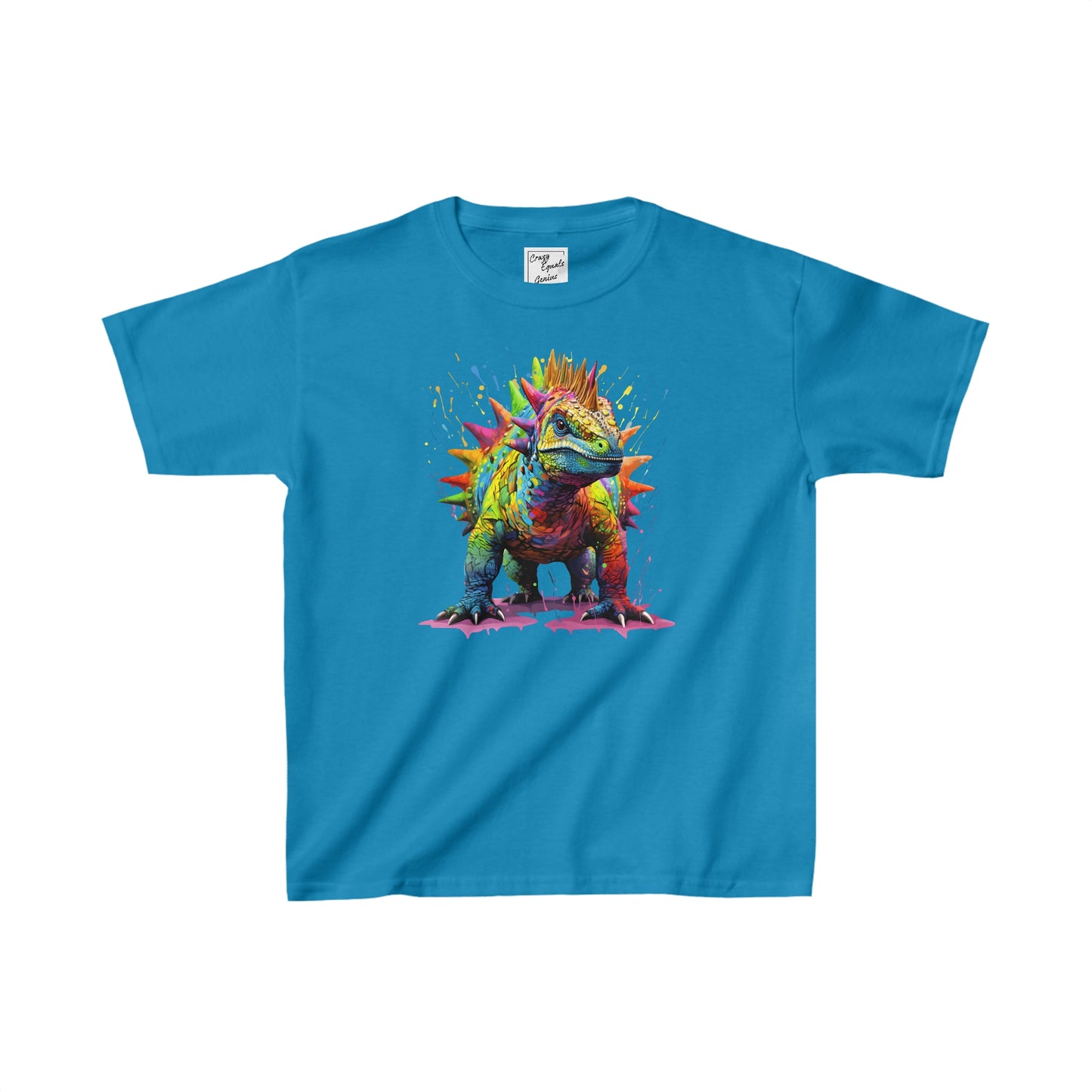 Watercolor Stegosaurus Kids Heavy Cotton™ Tee