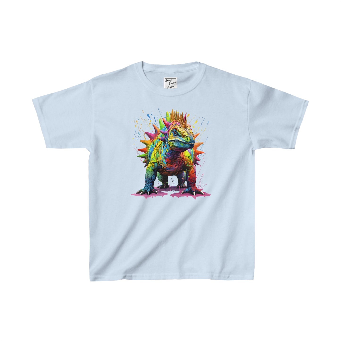 Watercolor Stegosaurus Kids Heavy Cotton™ Tee