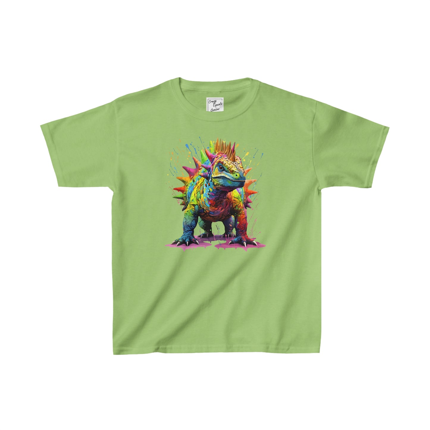 Watercolor Stegosaurus Kids Heavy Cotton™ Tee