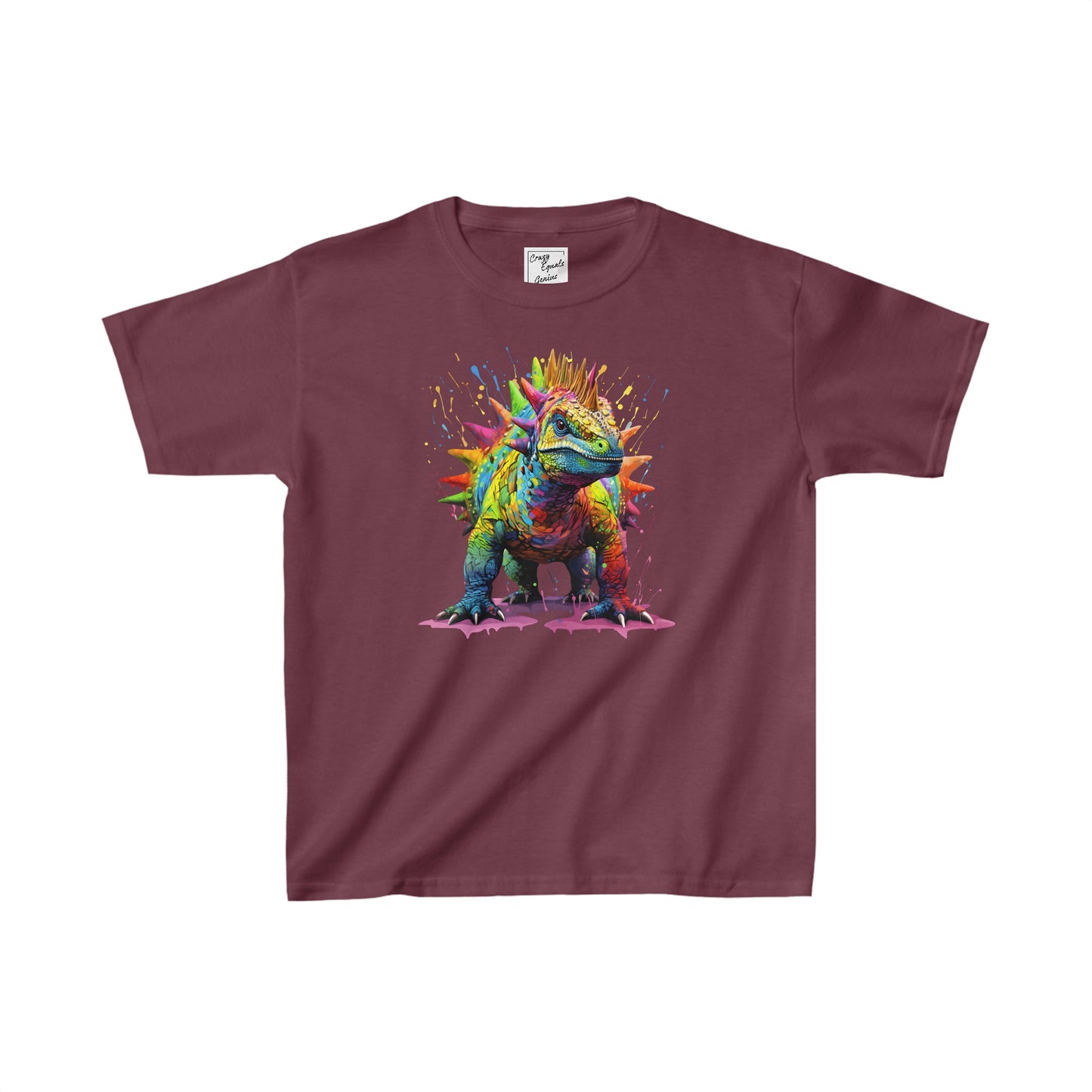 Watercolor Stegosaurus Kids Heavy Cotton™ Tee