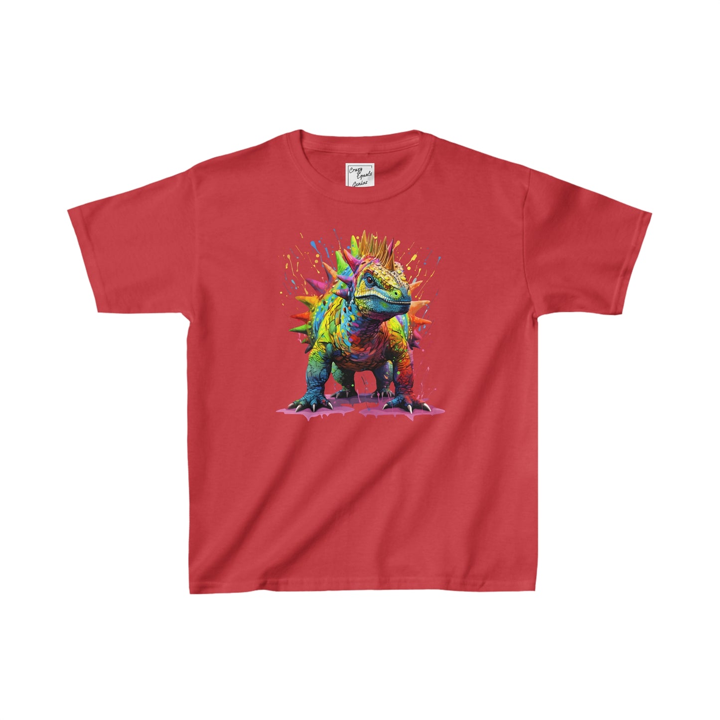 Watercolor Stegosaurus Kids Heavy Cotton™ Tee