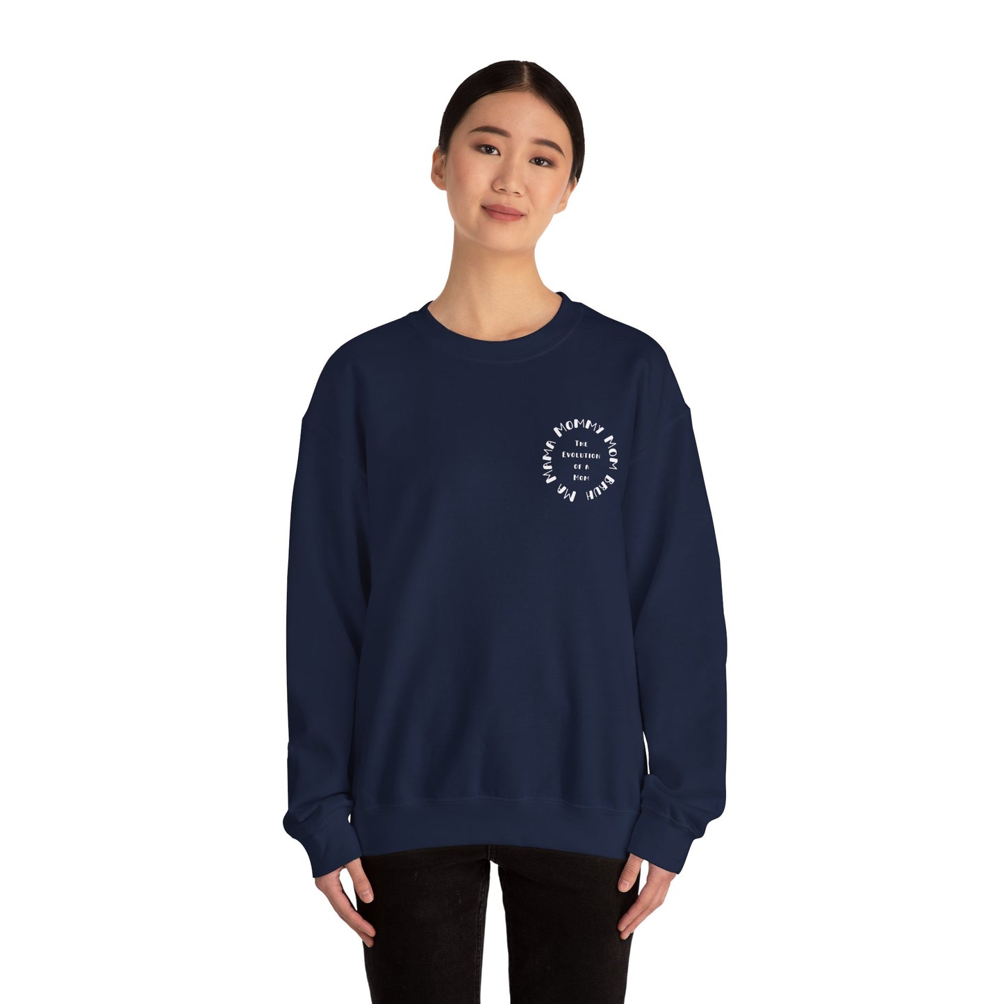 Neutral Evolution of a Mom Heavy Blend™ Crewneck Sweatshirt