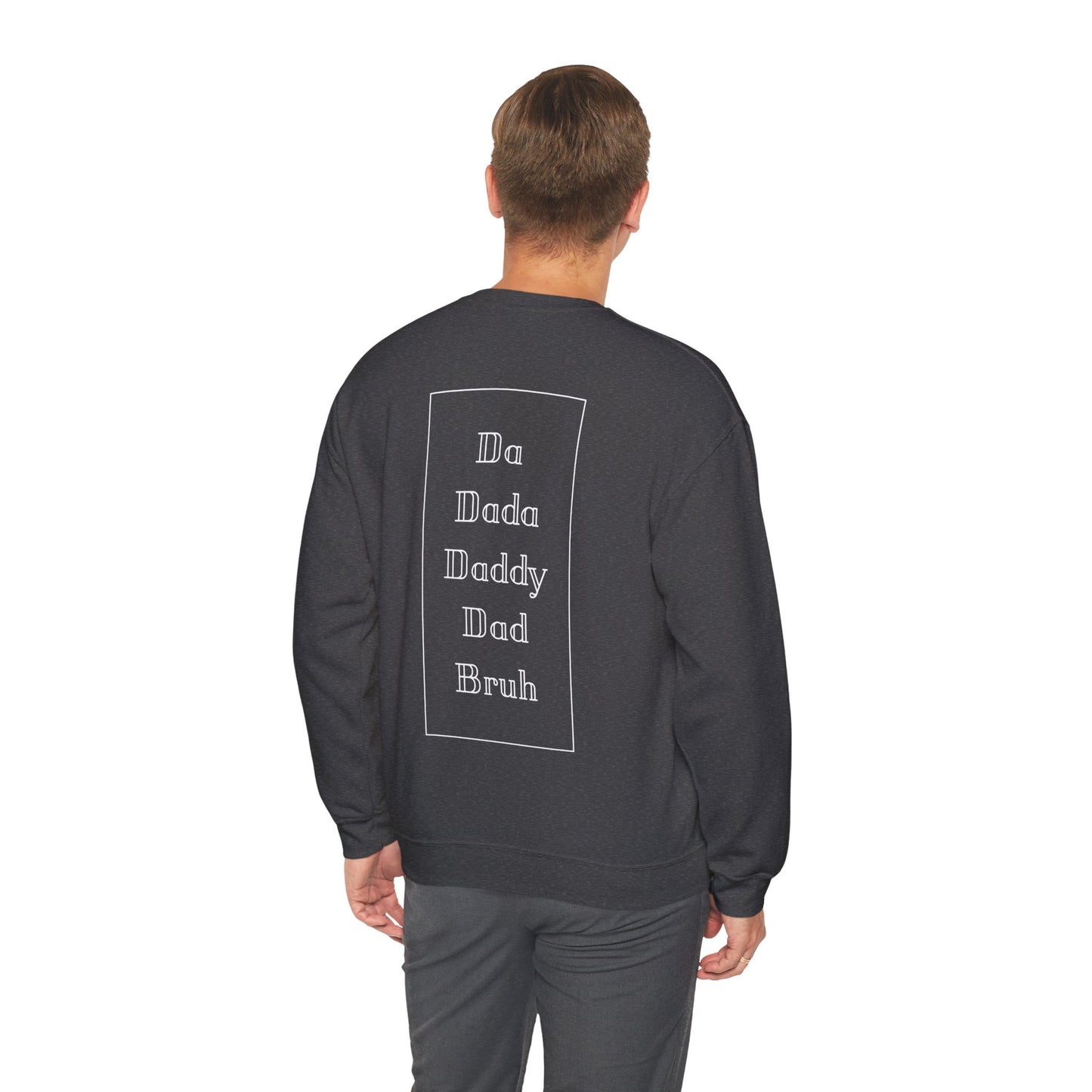 Evolution of a Dad Heavy Blend™ Crewneck Sweatshirt