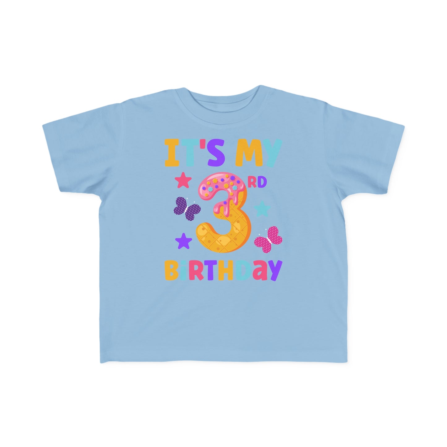 It's My Third Birthday Toddler Jersey Tee