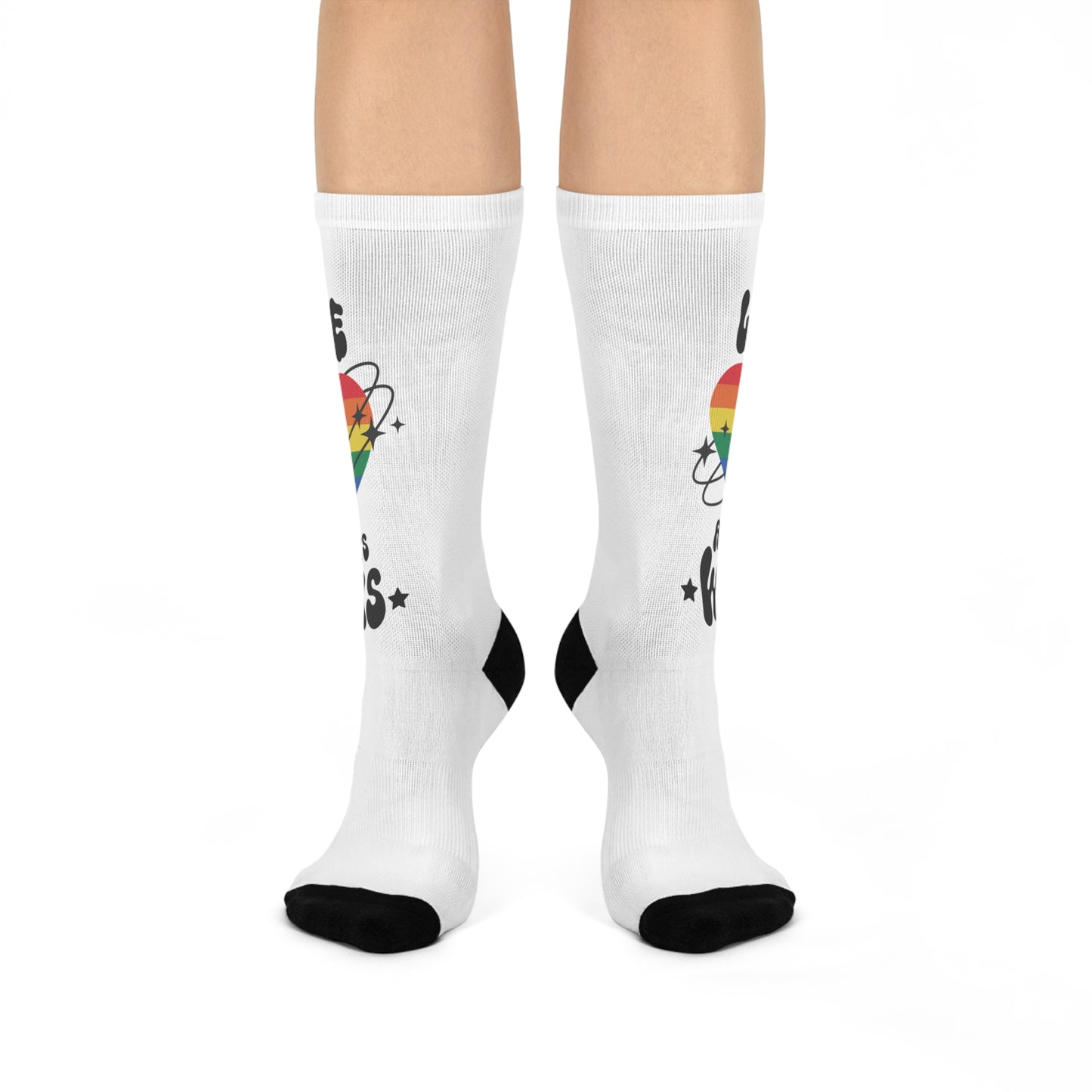 Love Always Wins Cushioned Crew Socks