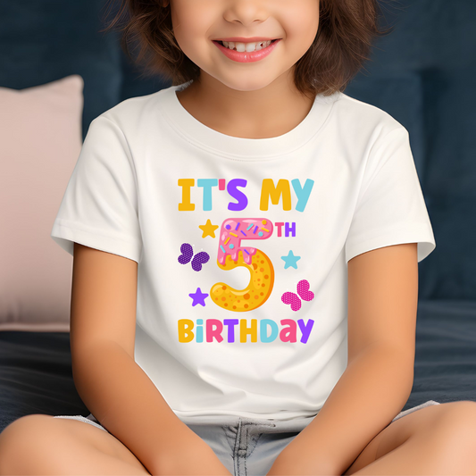 It's My 5th Birthday Kids Heavy Cotton™ Tee